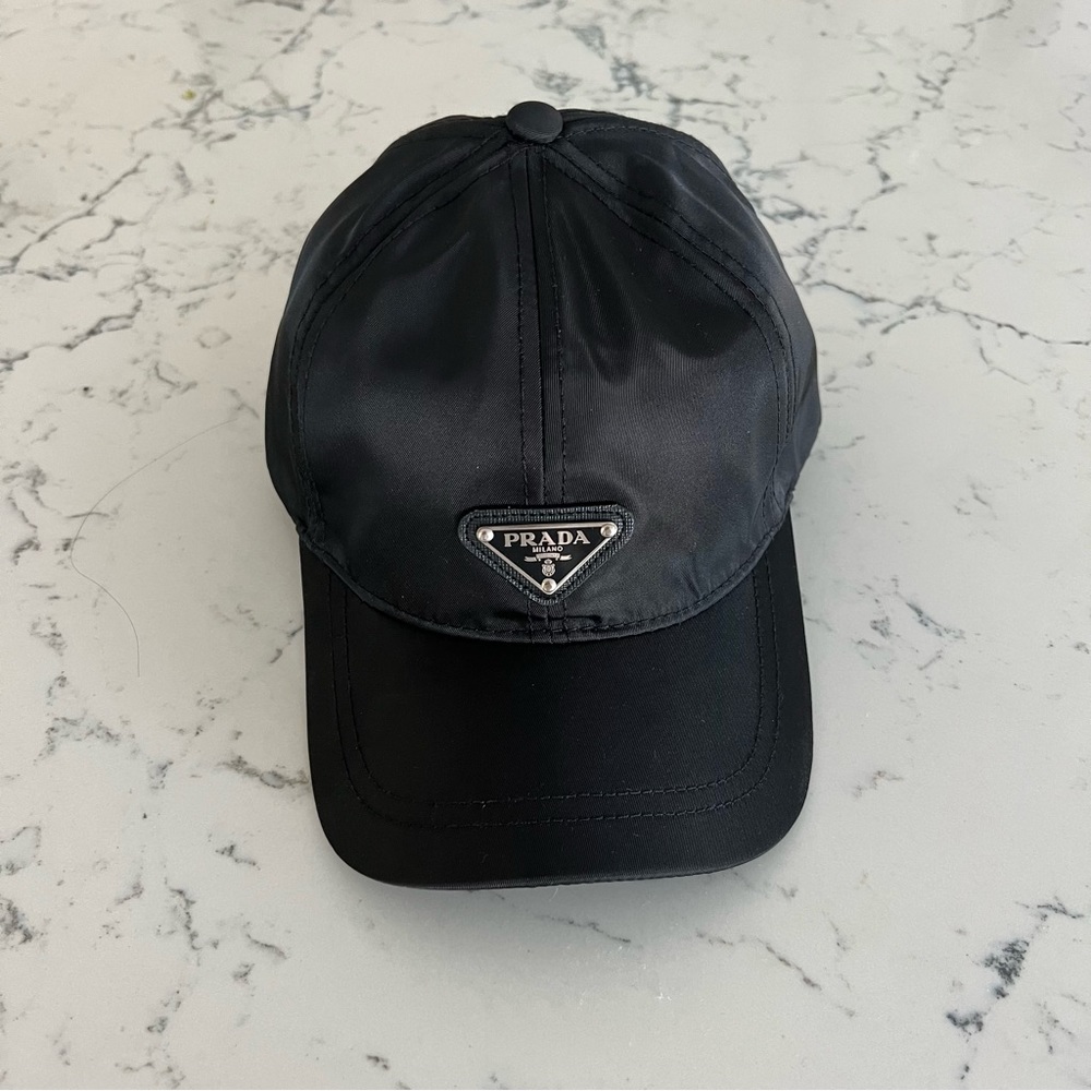 Prada Nylon Adjustable Cap Hat Unisex